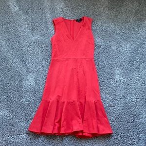 J. Crew 365 red peplum dress size 2